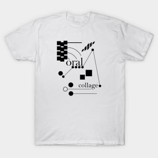 Graphic Notation - Black | Oral Collage T-Shirt